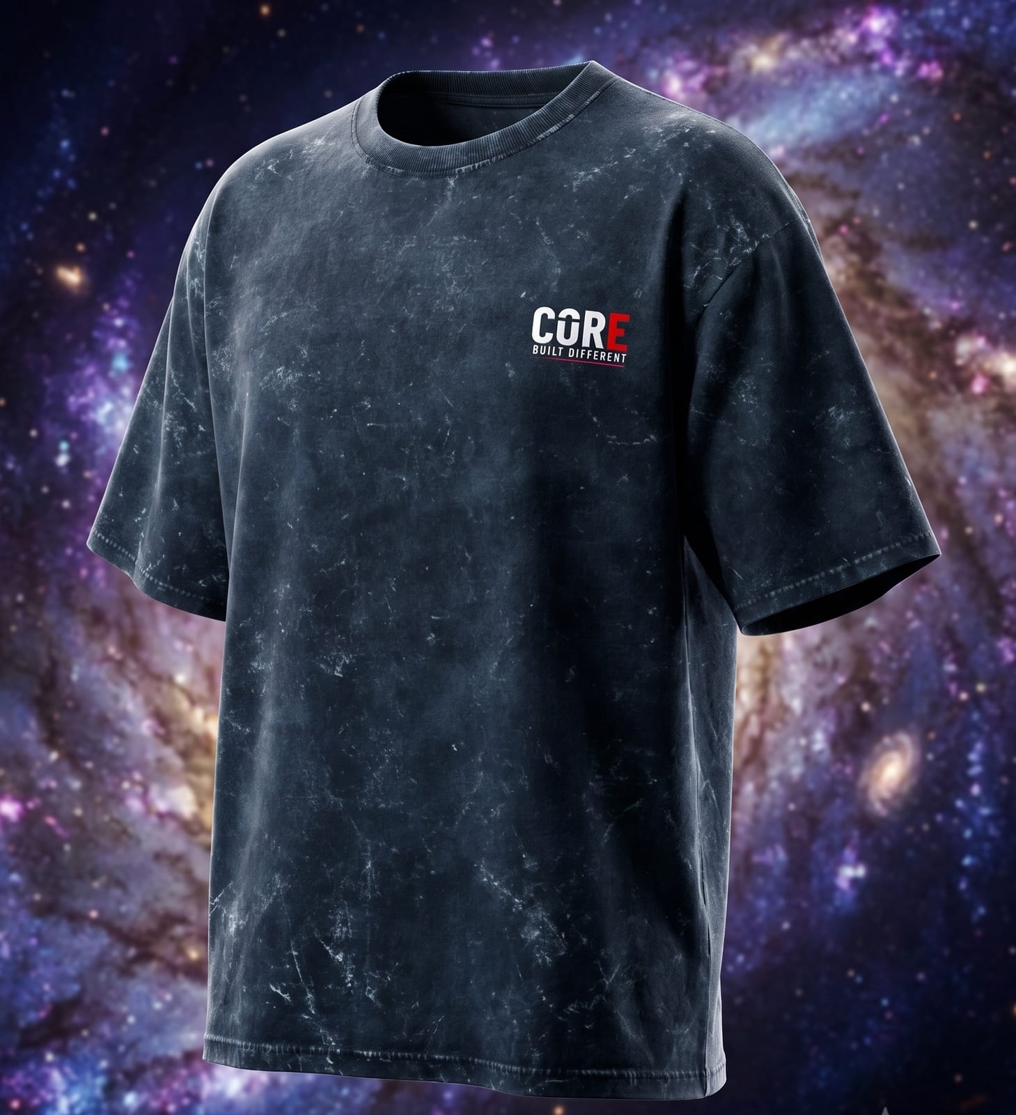 The Cosmic Navy | Raivex 240GSM Acid Wash T-Shirt