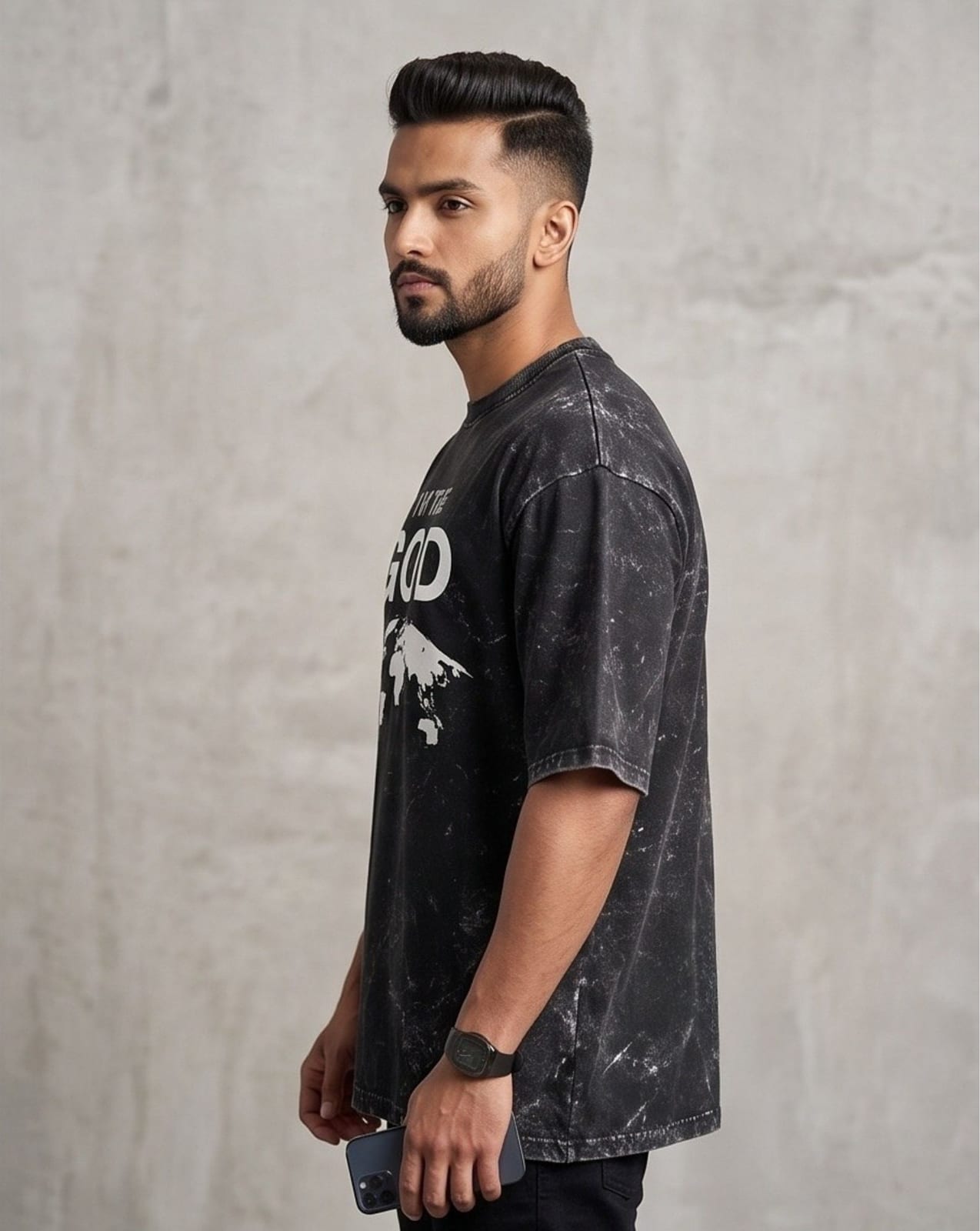 The Core God Edition | Raivex 240GSM Acid Wash T-Shirt
