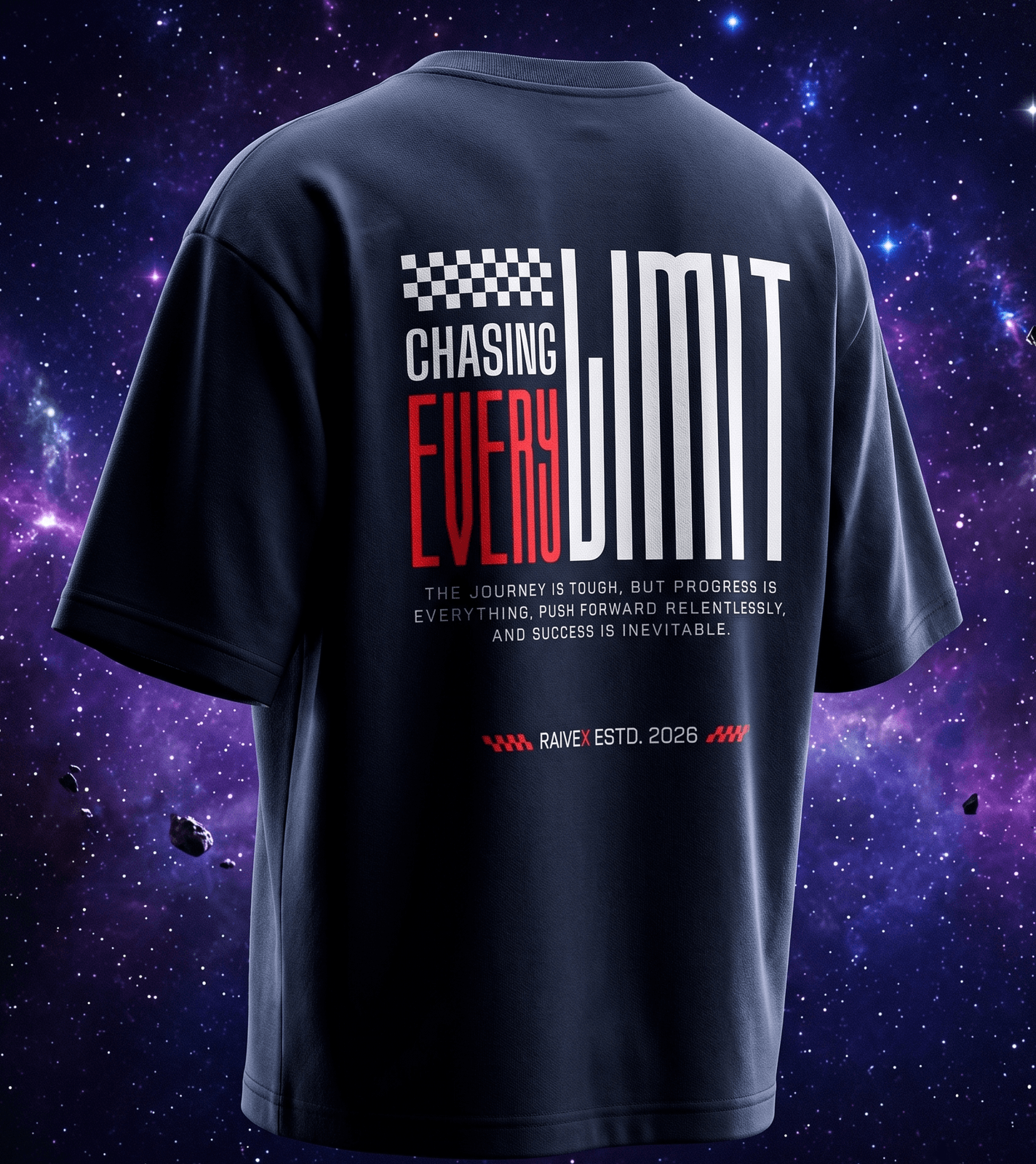 Apex 03: Chasing Every Limit | Raivex Premium 240GSM Heavyweight Tee