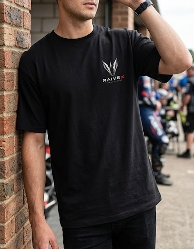 RAIVEX "Motocross Racing Division" 180 GSM Pure Cotton Regular Fit T-Shirt