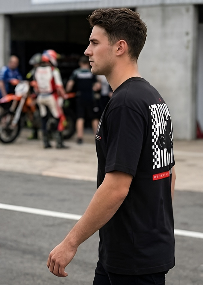 RAIVEX "Motocross Racing Division" 180 GSM Pure Cotton Regular Fit T-Shirt
