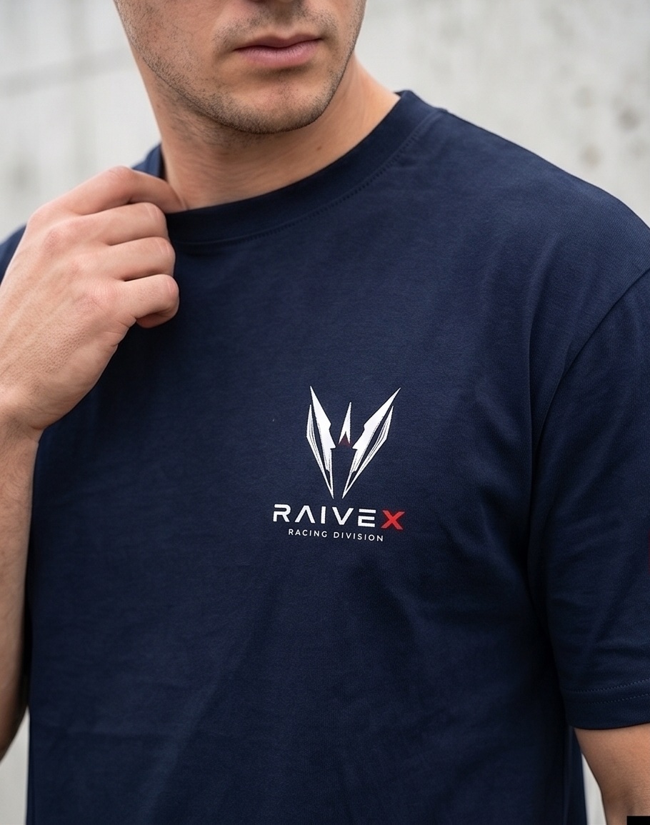 RAIVEX "Motocross Racing Division" 180 GSM Pure Cotton Regular Fit T-Shirt