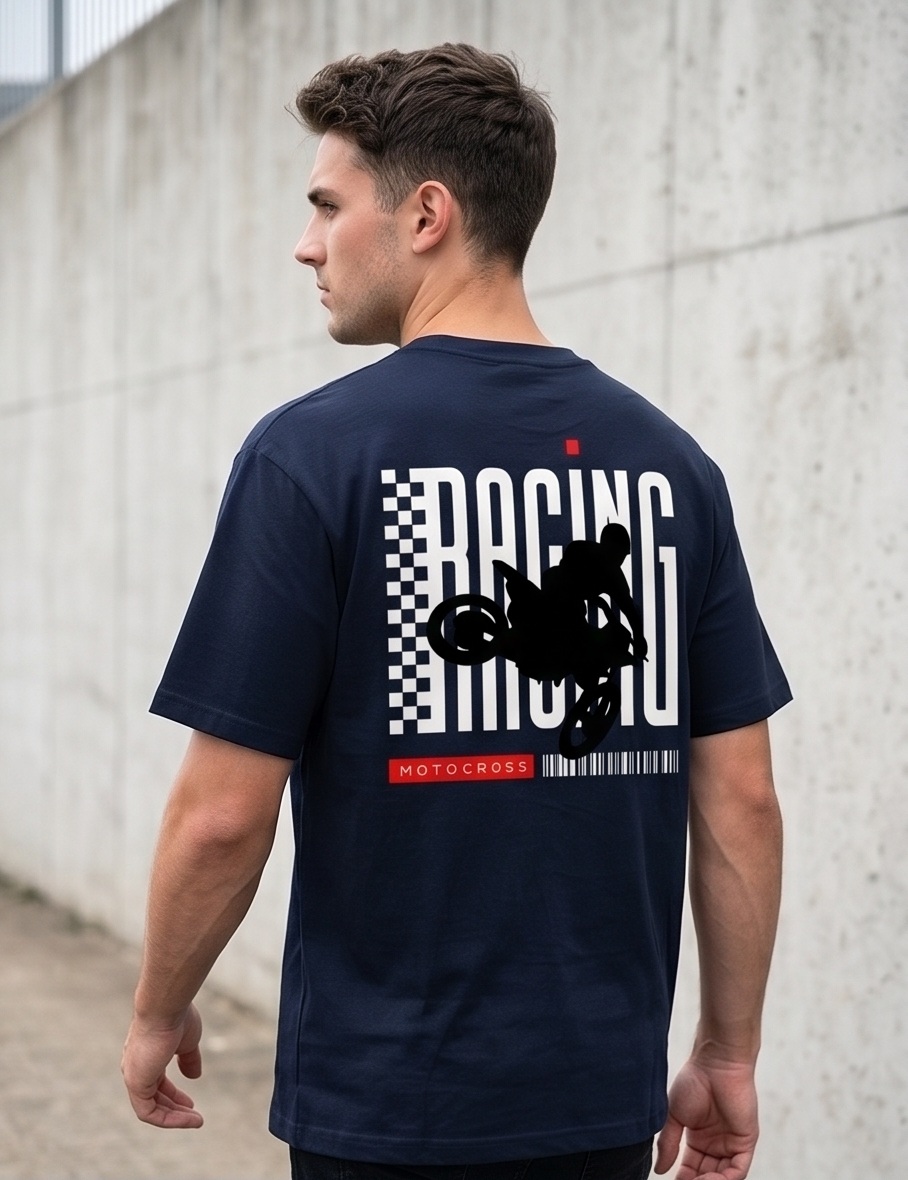 RAIVEX "Motocross Racing Division" 180 GSM Pure Cotton Regular Fit T-Shirt